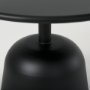 Picture of 70097 - Talulla 19.7L x 19.7W x 14.8H Metal Matte Black Accent Table