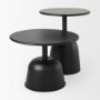 Picture of 70097 - Talulla 19.7L x 19.7W x 14.8H Metal Matte Black Accent Table