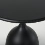 Picture of 70098 - Talulla 16.5L x 16.5W x 19.7H Matte Black Metal Accent Table