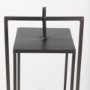 Picture of 68439 - Albus II Small Black Metal Rectangular Table Candle Holder 