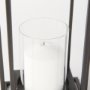 Picture of 68439 - Albus II Small Black Metal Rectangular Table Candle Holder 