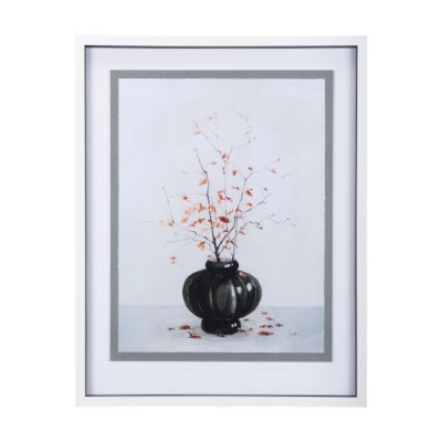 14353 - Autumn Branches I by Mercana Studio a Hand Embellished Textured Framed Art Print Matted under Glass