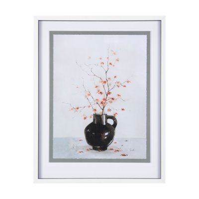 14354 - Autumn Branches II by Mercana Studio a Hand Embellished Textured Framed Art Print Matted under Glass