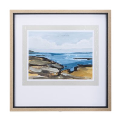 14355 - Grey Sky I by Mercana Studio a Hand Embellished Textured Framed Art Print Matted under Glass
