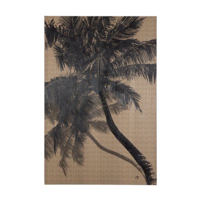 102260-L - Palm Shadow I by Mercana Studio a Hand Embellished Textured Canvas