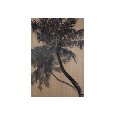 102260-S - Palm Shadow I by Mercana Studio a Hand Embellished Textured Canvas