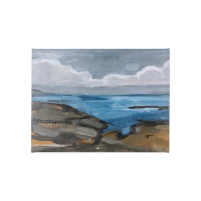 102264-S - Grey Sky I by Mercana Studio a Hand Embellished Textured Canvas