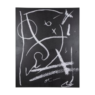 Doodle I by Mercana Studio a Hand Embellished Textured Canvas