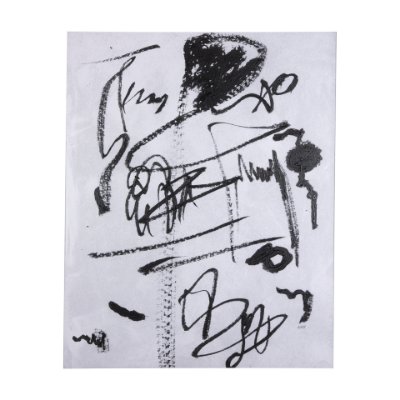 102268-L - Doodle II by Mercana Studio a Hand Embellished Textured Canvas