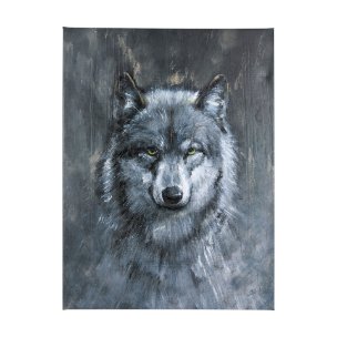 Animal Portrait II by Mercana Studio a Hand Embellished Textured Canvas