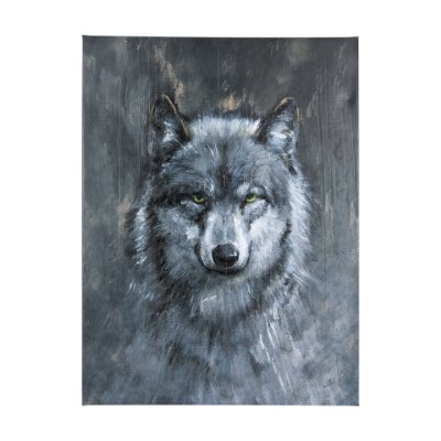 102281-L - Animal Portrait II by Mercana Studio a Hand Embellished Textured Canvas