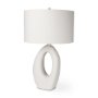 Picture of 69790 - Tao 20.0L x 20.0W x 33.0H Cream Base W/White Shade Table Lamp