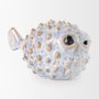 Picture of 68018 - Spike I (Small) 8L x 4W Off-White Ceramic Puffer Fish