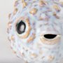 Picture of 68018 - Spike I (Small) 8L x 4W Off-White Ceramic Puffer Fish