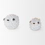 Picture of 68018 - Spike I (Small) 8L x 4W Off-White Ceramic Puffer Fish