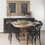 Picture of 68511 - Etienne I Black Solid Wood Seat Black Iron Frame Dining Chair