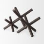 Picture of 67200 - Astericks I (Large) 10L x 10W Brown Metal Decor Object