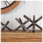 Picture of 67202 - Astericks III (Small) 6L x 6W Brown Metal Decor Object