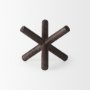 Picture of 67202 - Astericks III (Small) 6L x 6W Brown Metal Decor Object