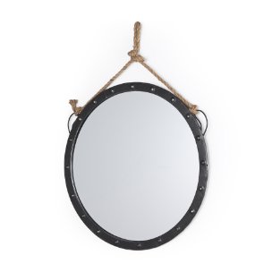 Picture of 37139 - Pendula 27L x 27H Round Metal Frame Mirror