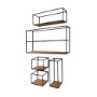 Picture of 70046 - Riaz Set of 5 Wood & Metal Shelves