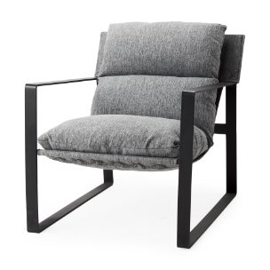 Picture of 69002 - Guilia Castlerock Gray With Metal Frame Sling Accent Chair