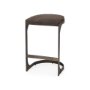 Picture of 69269 - Tyson 17L x 18W x 28H Brown/Gray Suede W/ Metal Frame Counter Stool