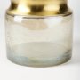 Picture of 67947 - Adriatic II Large Brushed Gold Metal Glass Vase