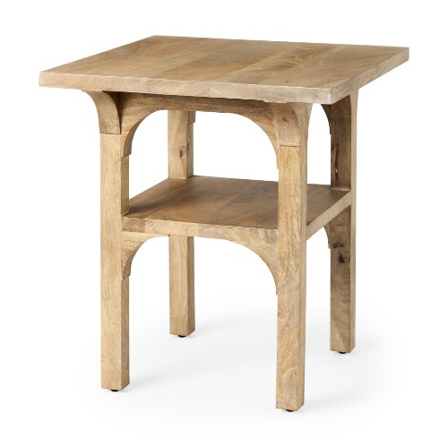 Picture of 70105 - Candace Light Wood Bridge Accent Table