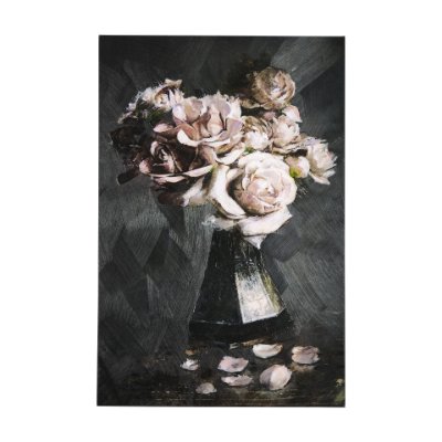 102152-L - Still life flowers IV by Mercana Studio a Hand Embellished Textured Canvas