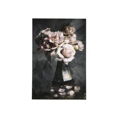 102152-S - Still life flowers IV by Mercana Studio a Hand Embellished Textured Canvas