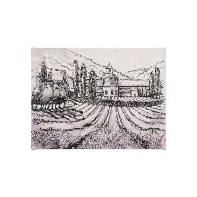 102313-S - Travel memories II by Mercana Studio a Hand Embellished Textured Canvas