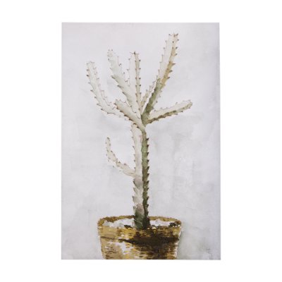 102321-L - Cactus I by Mercana Studio a Hand Embellished Textured Canvas