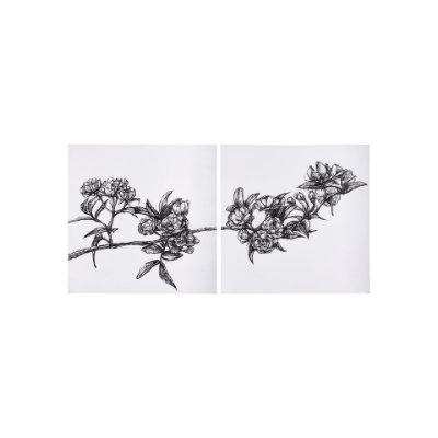 102337-S - Cherry Blossom I by Mercana Studio a Hand Embellished Textured Canvas
