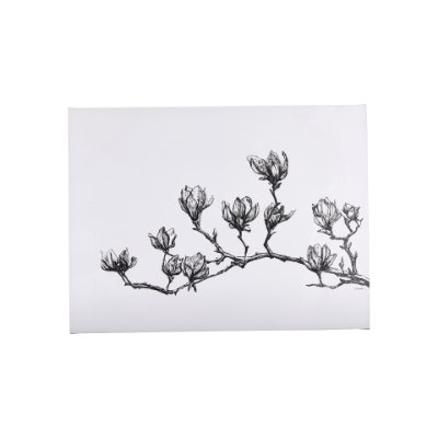 102338-S - Magnolia II by Mercana Studio a Hand Embellished Textured Canvas