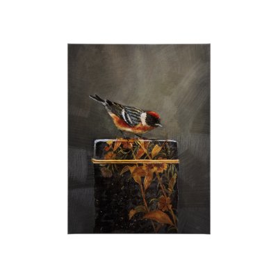 102346-S - Graceful Poise III  (Bay-Breasted Warbler)(30 x 40)