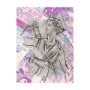 102377-L - Graffiti sculpture I by Mercana Studio a Hand Embellished Textured Canvas