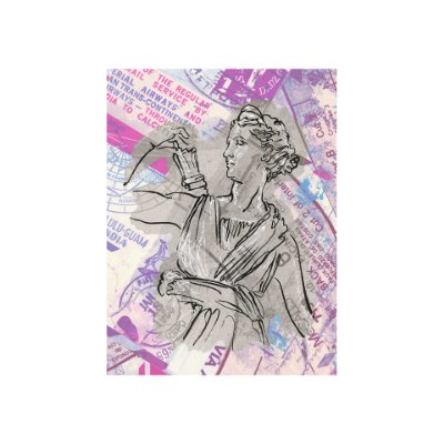 102377-S - Graffiti sculpture I by Mercana Studio a Hand Embellished Textured Canvas