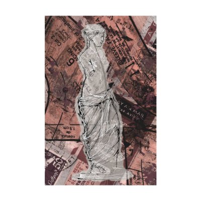 102381-L - Graffiti Sculpture V by Mercana Studio a Hand Embellished Textured Canvas