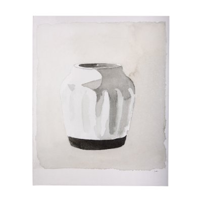 102388-L - Vessel II by Mercana Studio a Hand Embellished Textured Canvas