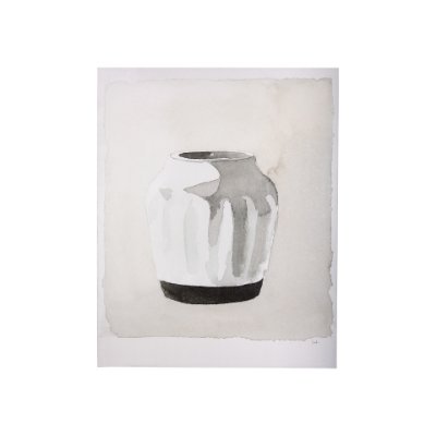 102388-S - Vessel II by Mercana Studio a Hand Embellished Textured Canvas