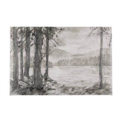 102394-L - West Coast Chronicles I by Mercana Studio a Hand Embellished Textured Canvas