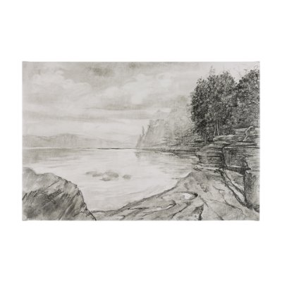 102395-L - West Coast Chronicles II by Mercana Studio a Hand Embellished Textured Canvas