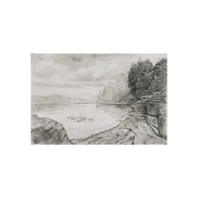 102395-S - West Coast Chronicles II by Mercana Studio a Hand Embellished Textured Canvas