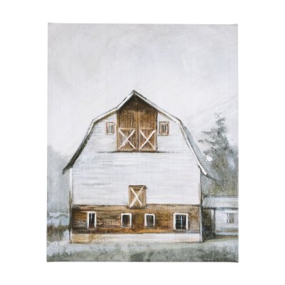 102410-L - Old Barn II by Mercana Studio a Hand Embellished Textured Canvas