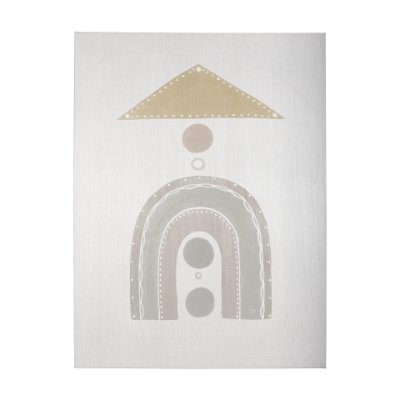 102415-L - Pavilion Neutral I by Mercana Studio a Hand Embellished Textured Canvas