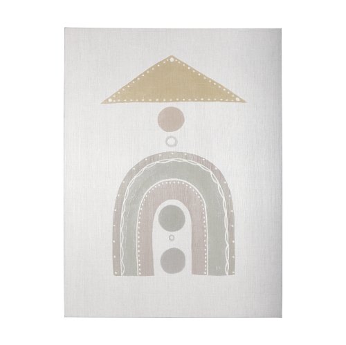 102415-L - Pavilion Neutral I by Mercana Studio a Hand Embellished Textured Canvas