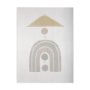 102415-L - Pavilion Neutral I by Mercana Studio a Hand Embellished Textured Canvas