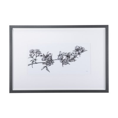 14438 - Cherry Blossom I by Mercana Studio a Hand Embellished Textured Framed Art Print Matted under Glass