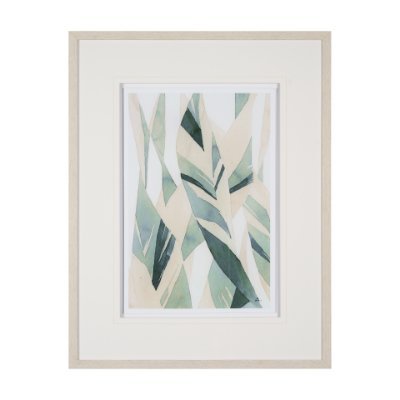 14499 - Variegated Patterns I by Mercana Studio Hand Embellished Textured Framed Art Print Matted under Glas